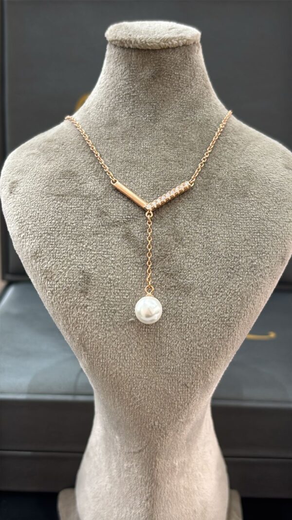 Collier en argent 925 rhodié or rose