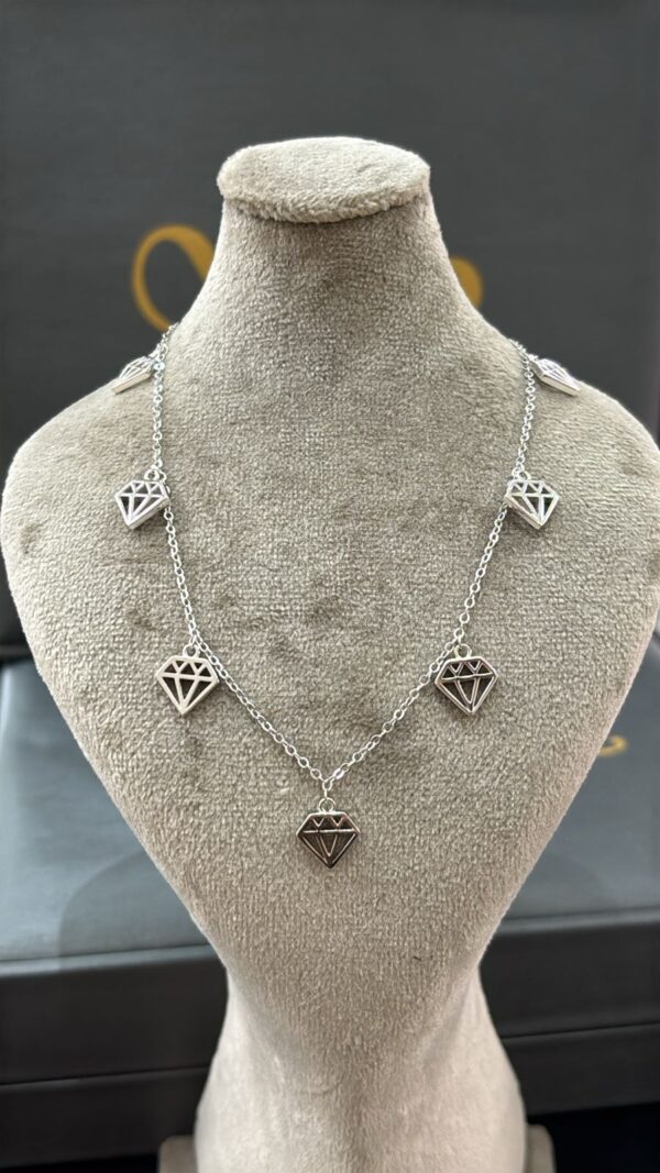 Collier en argent 925 rhodié