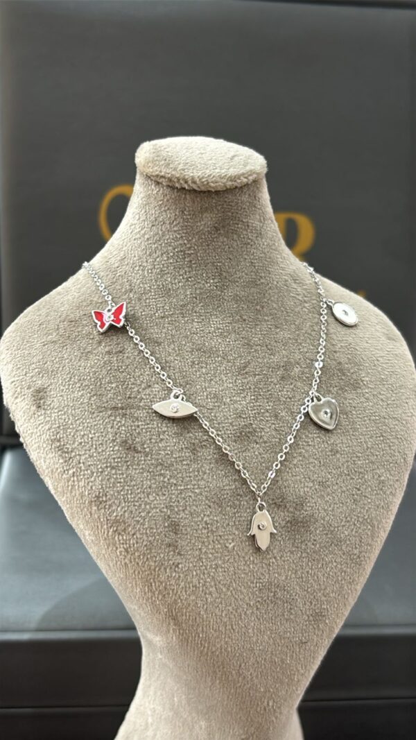 Collier en argent 925 rhodié