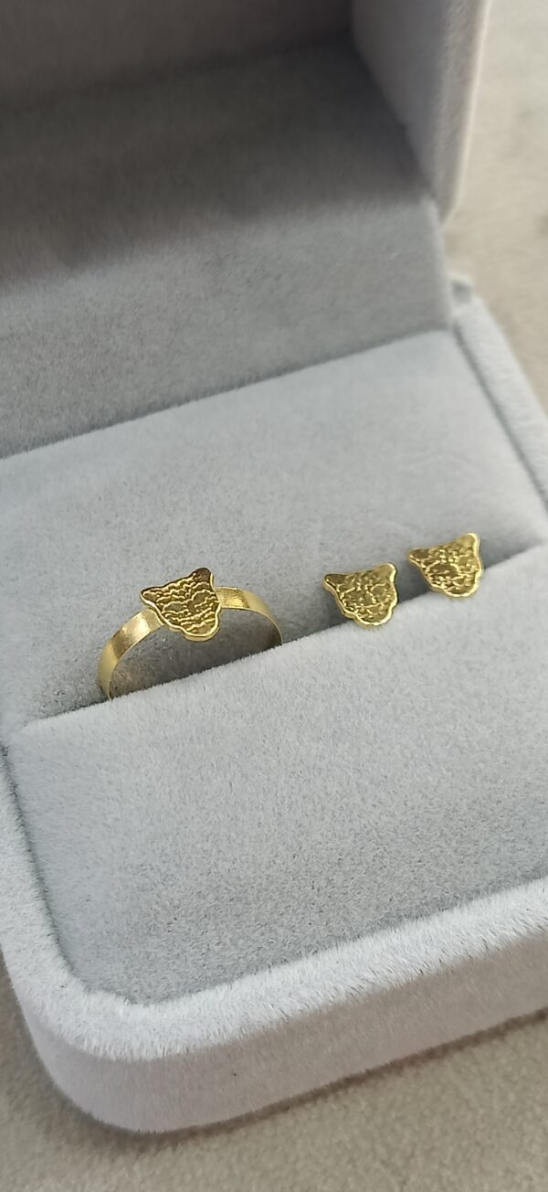 Ensemble bébé en or 18k